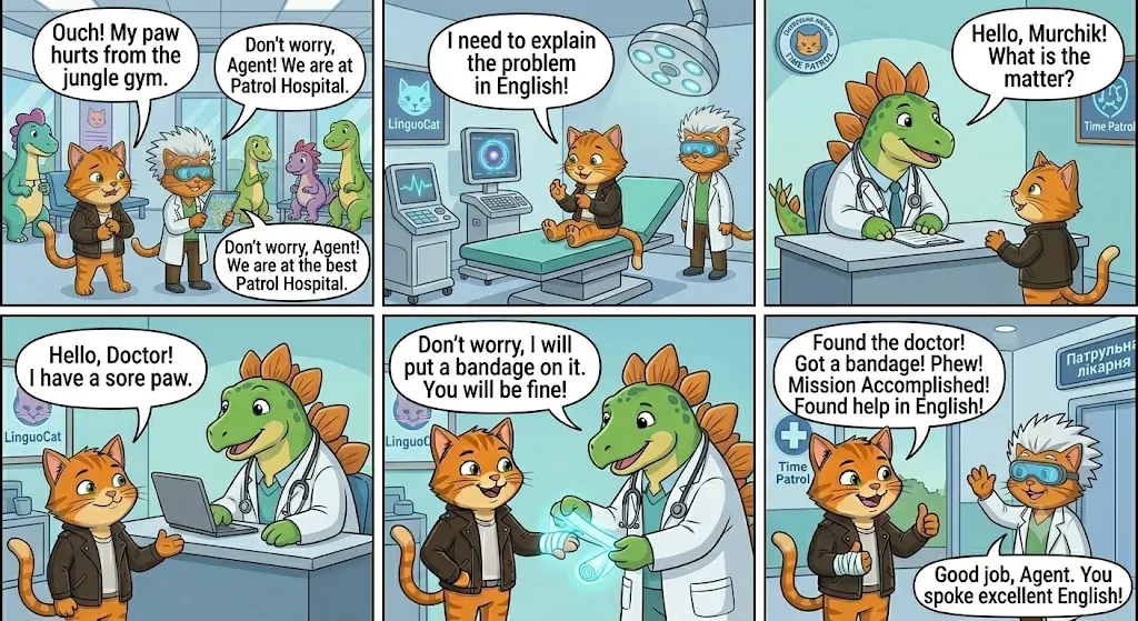 Мурчик в лікарні